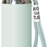 "Generic Stainless Steel Insulated Water Bottle, 22.2 oz, Keeps Liquid Hot 16 Hours, Gym Flask, Double Wall Vacuum Cute Bottle for Outdoor Activities, Green"